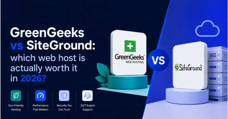 GreenGeeks vs SiteGround: which web host is actually worth it in 2026?