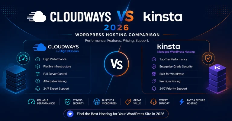 Cloudways vs Kinsta 2026: which wordPress hosting provider is better?