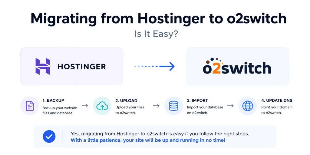 Migrating from Hostinger to o2switch  is it easy?"]