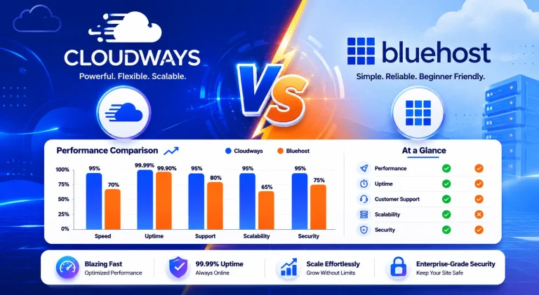 Cloudways vs Bluehost in 2026: Which Hosting Provider Is Actually Better?