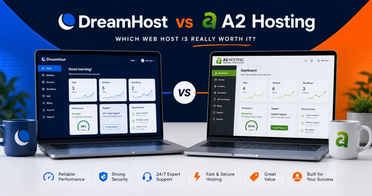 DreamHost vs A2 Hosting : Which Is the Best Hosting in 2026?