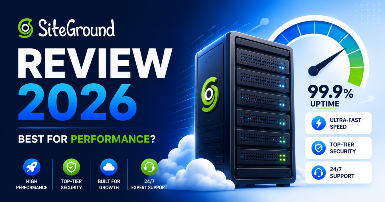 SiteGround review 2026 hosting performance