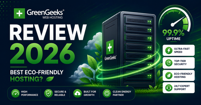 GreenGeeks review 2026 eco friendly web hosting performance and speed