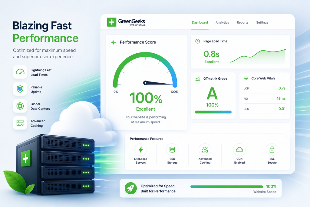 GreenGeeks review 2026 hosting performance speed