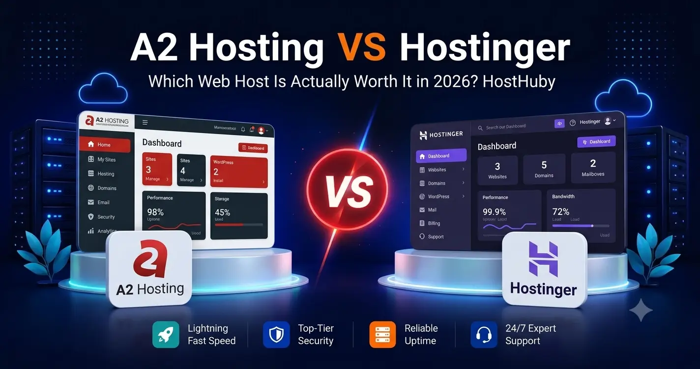 A2 Hosting vs Hostinger 2026: Speed, Pricing & Features Compared